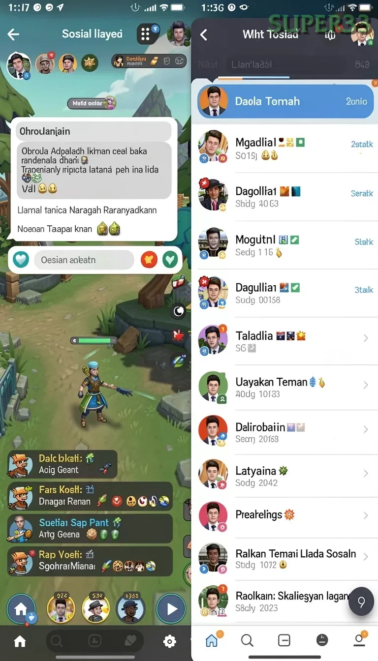 Cuplikan layar LATOTO — pengaturan akun
