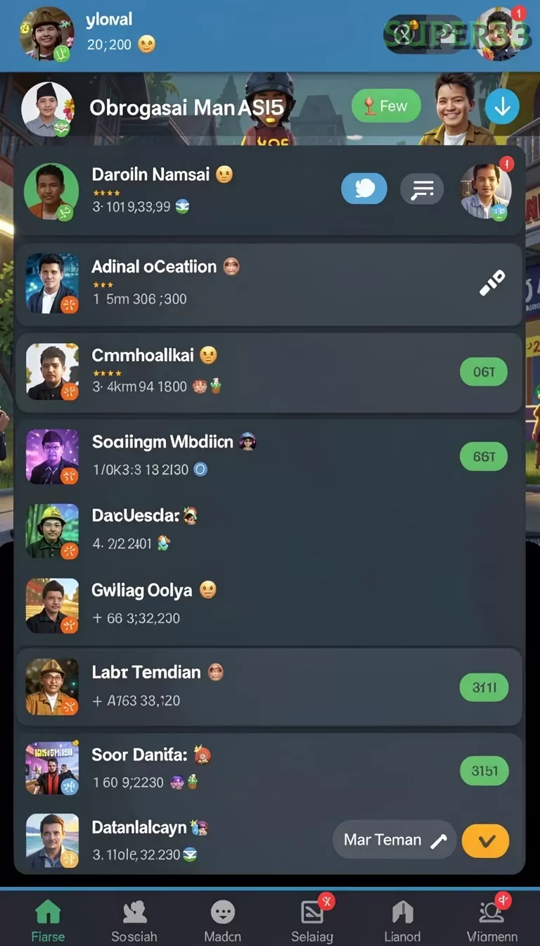 Cuplikan layar ANOBOY — aktivitas
